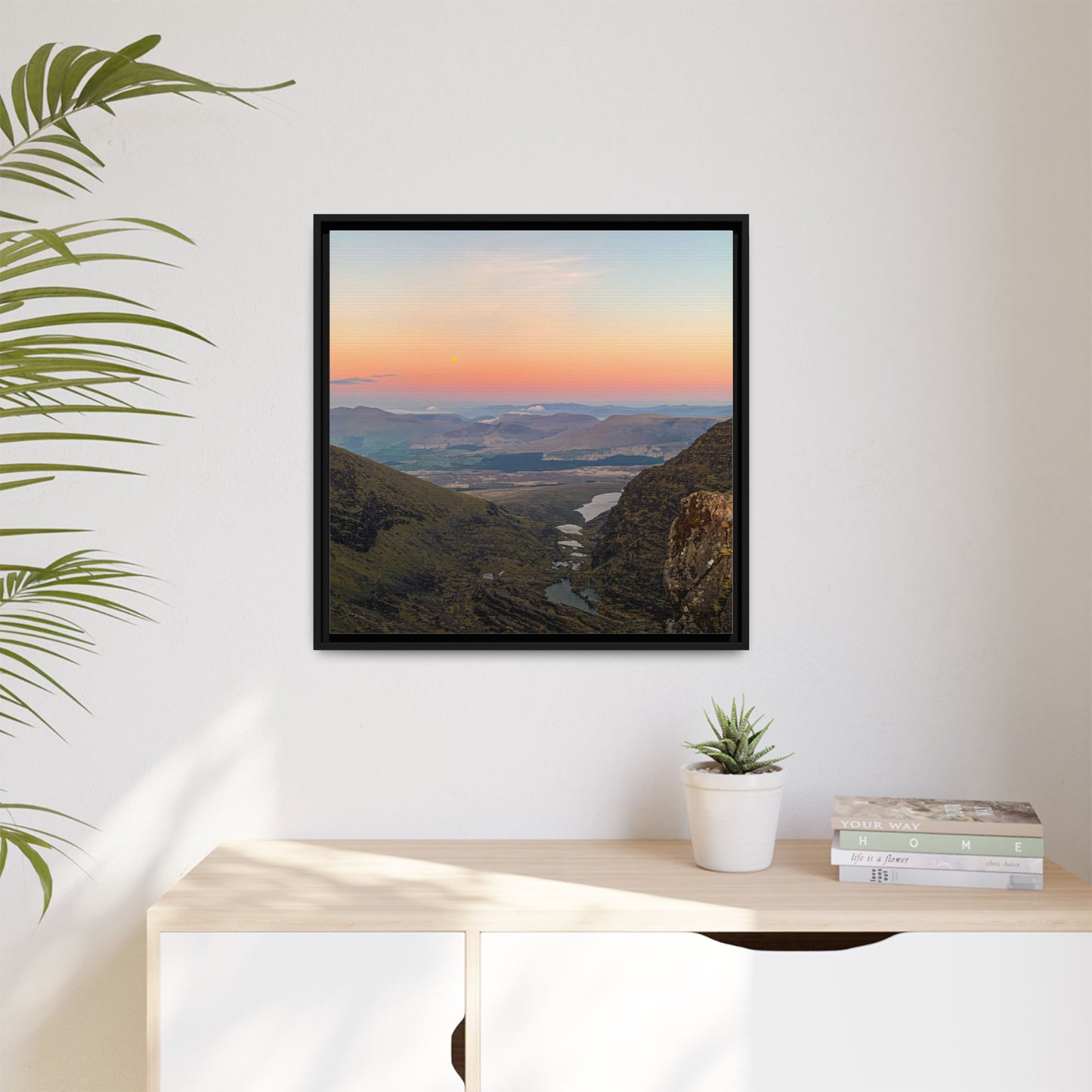 On The Way To Mount Brandon Matte Canvas, Framed (Multi-color)