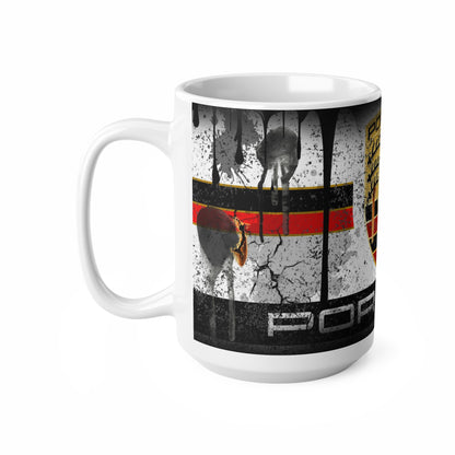 Porsche-Inspired Ceramic Coffee Cup | 11oz & 15oz | Automotive Enthusiast Gift