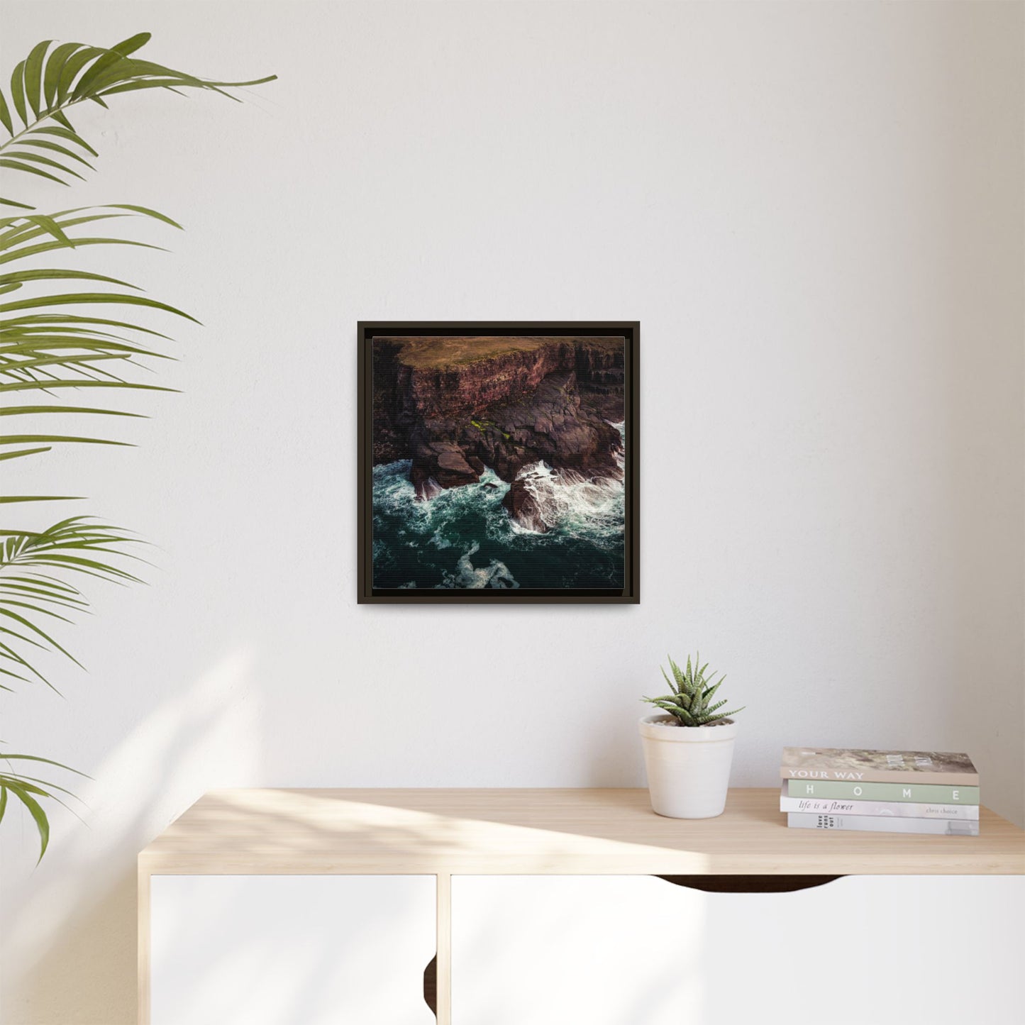 Kerry Head Matte Canvas, Framed (Multi-color)