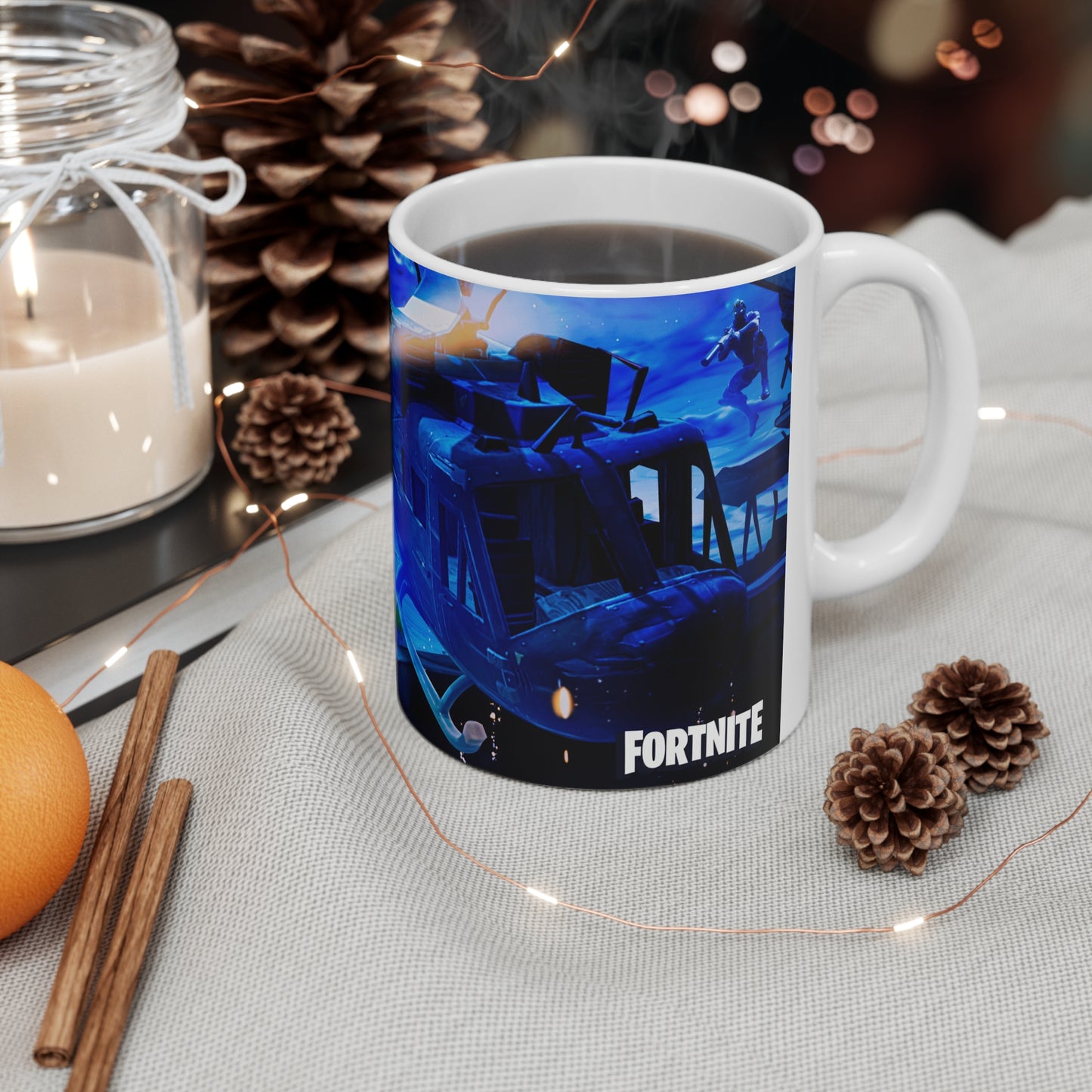 Heroic Ceramic Coffee Cups - 11oz & 15oz | Bold Action Design for Gamers