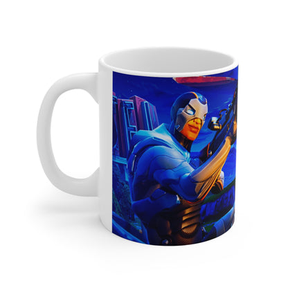 Heroic Ceramic Coffee Cups - 11oz & 15oz | Bold Action Design for Gamers