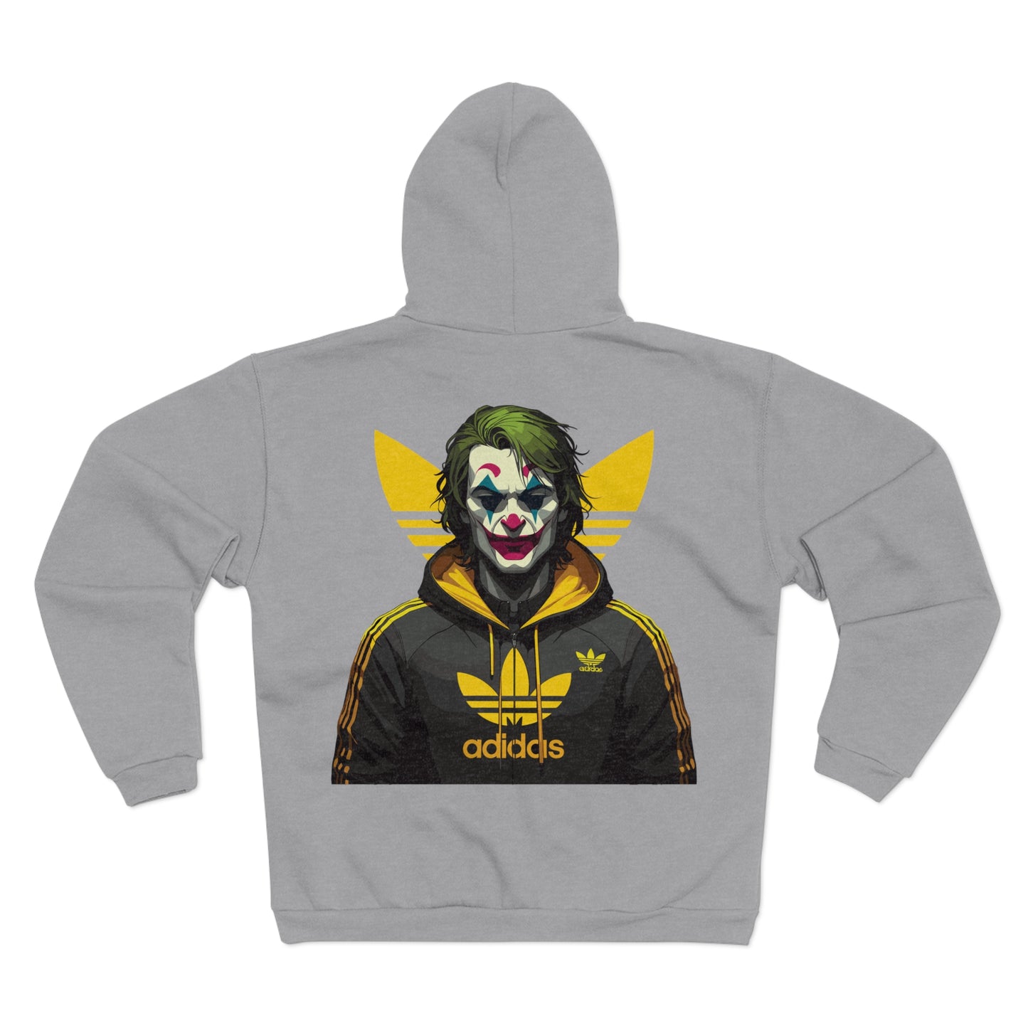 Joker And Adidas Cool Graphic Unisex Hooded Zip Sweatshirt