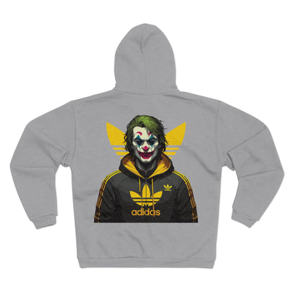 Joker And Adidas Cool Graphic Unisex Hooded Zip Sweatshirt
