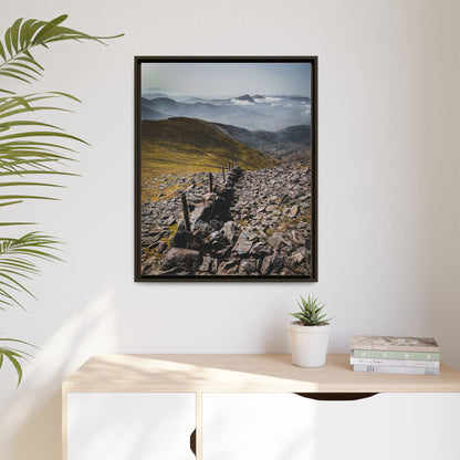 Wall Matte Canvas, Framed (Multi-color)