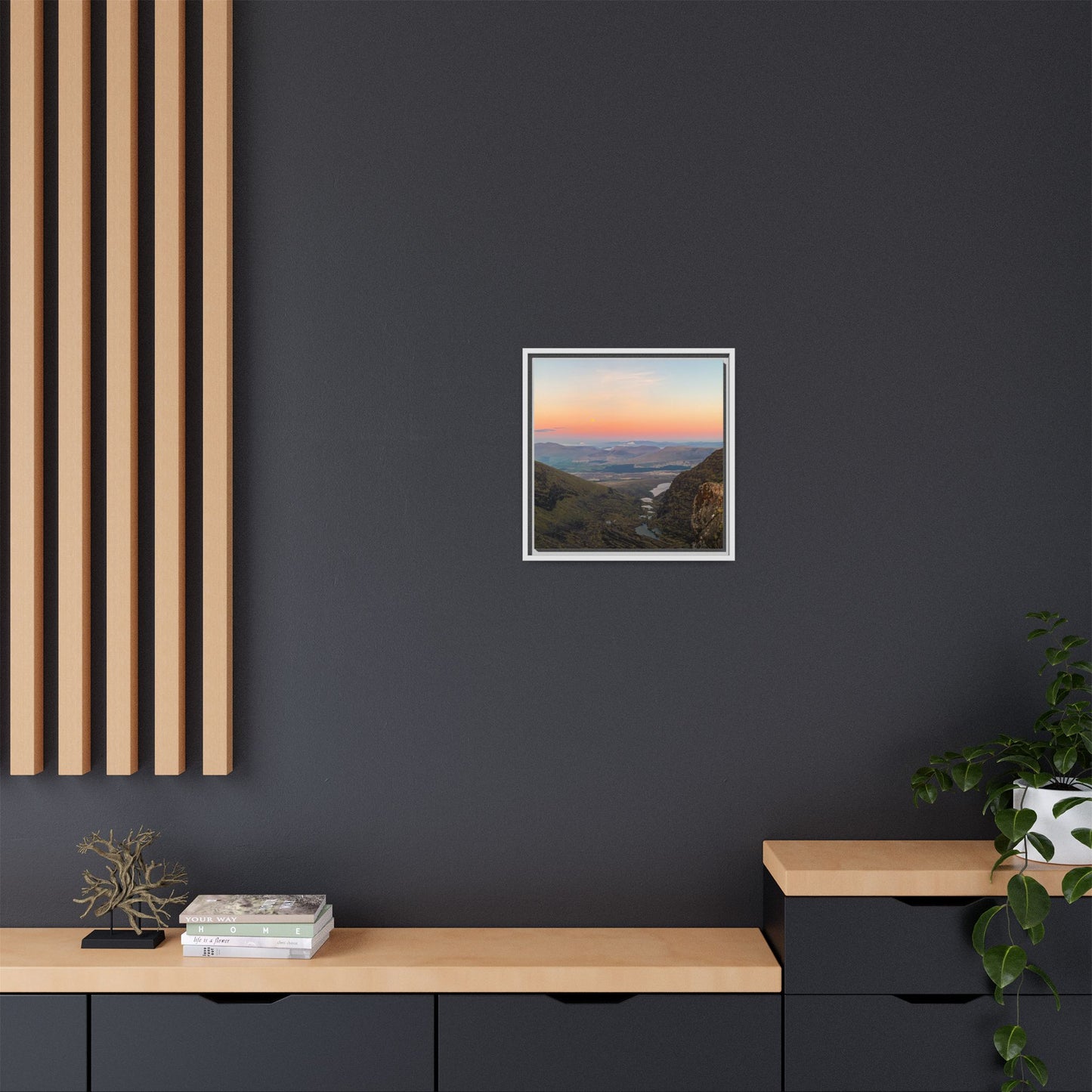 On The Way To Mount Brandon Matte Canvas, Framed (Multi-color)