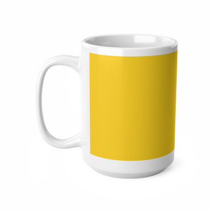 Whimsical Yellow Ceramic Coffee Cup – Perfect for Daily Caffeine Fix or Gift