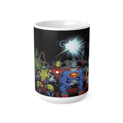 Superhero Ceramic Coffee Mug – 11oz & 15oz – Perfect for Comic Fans