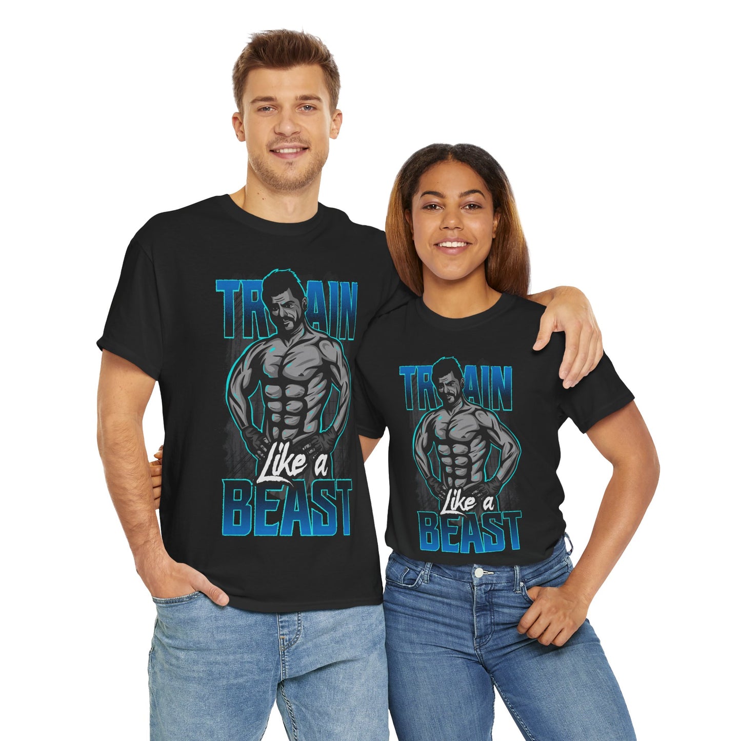 Train Like A Beast Unisex Heavy Cotton Tee