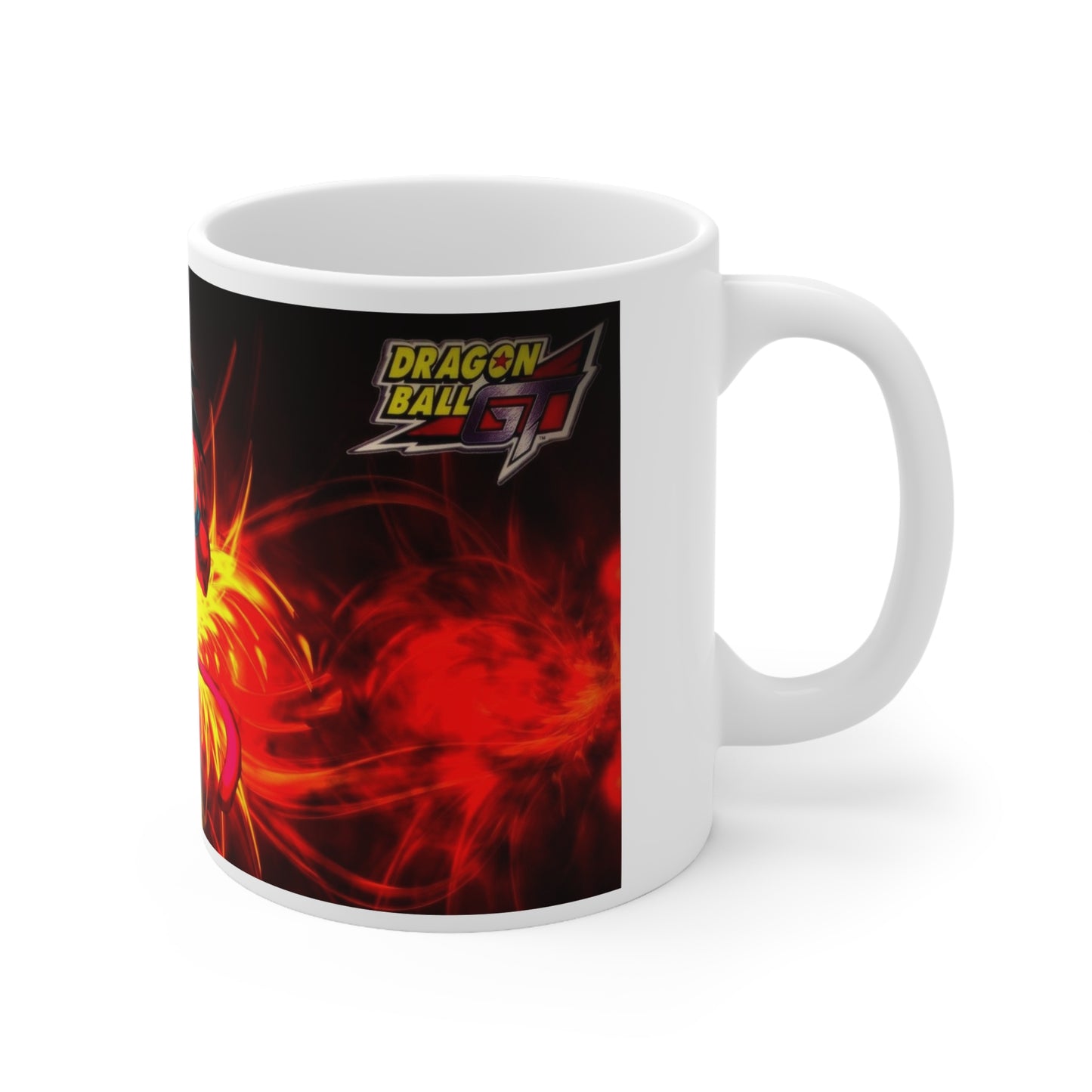 Super Saiyan Ceramic Coffee Mug - 11oz & 15oz - Perfect for Anime Fans