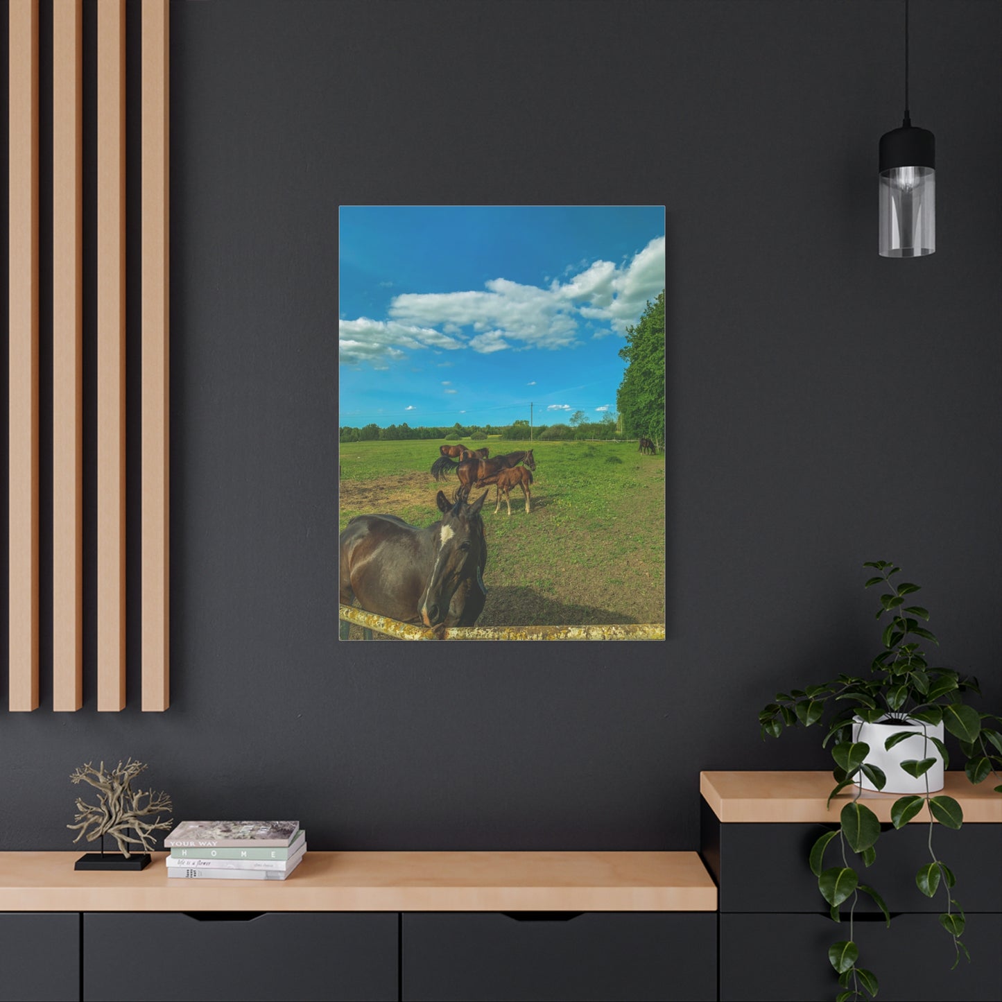 Horse Matte Canvas, Stretched, 1.25"