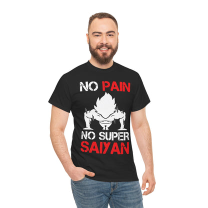 No Pain No Super Sayan Unisex Heavy Cotton Tee