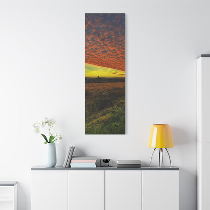 Cloudy Sunset Matte Canvas, Stretched, 1.25"
