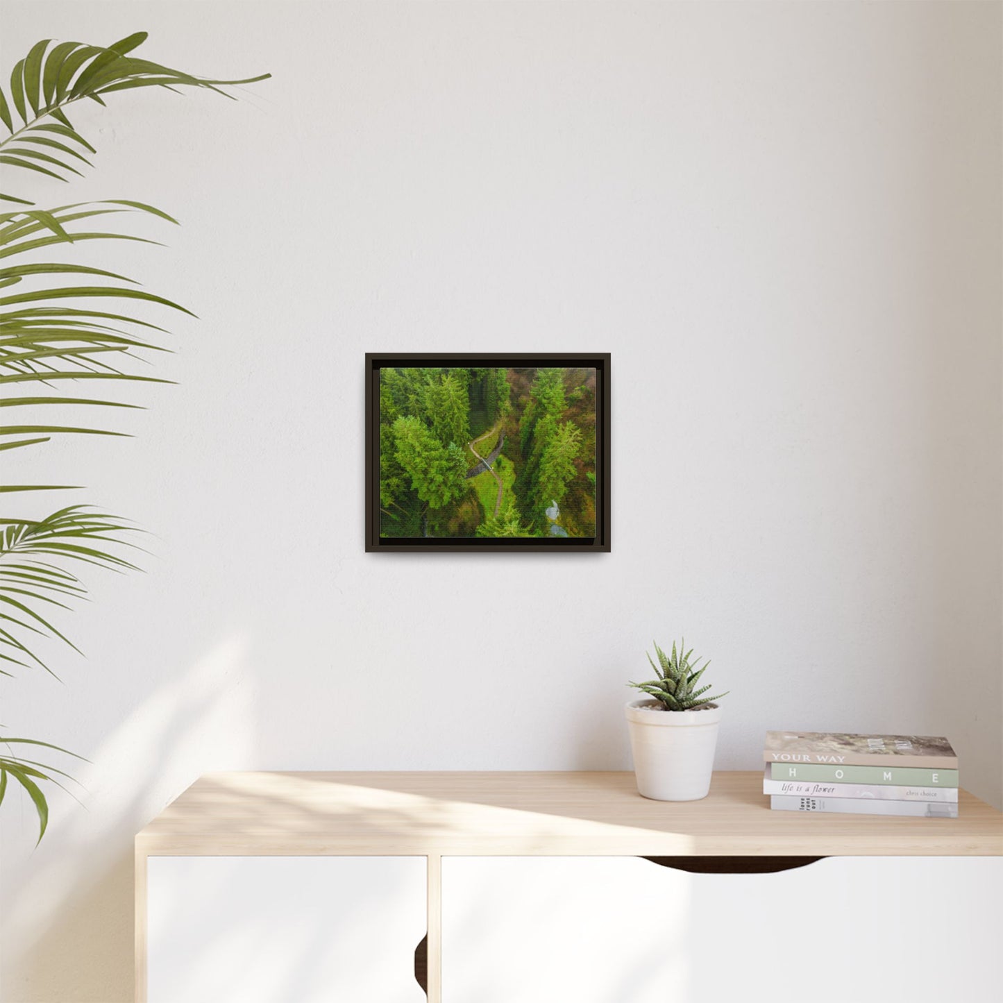 Glanageenty Forest Matte Canvas, Framed (Multi-color)