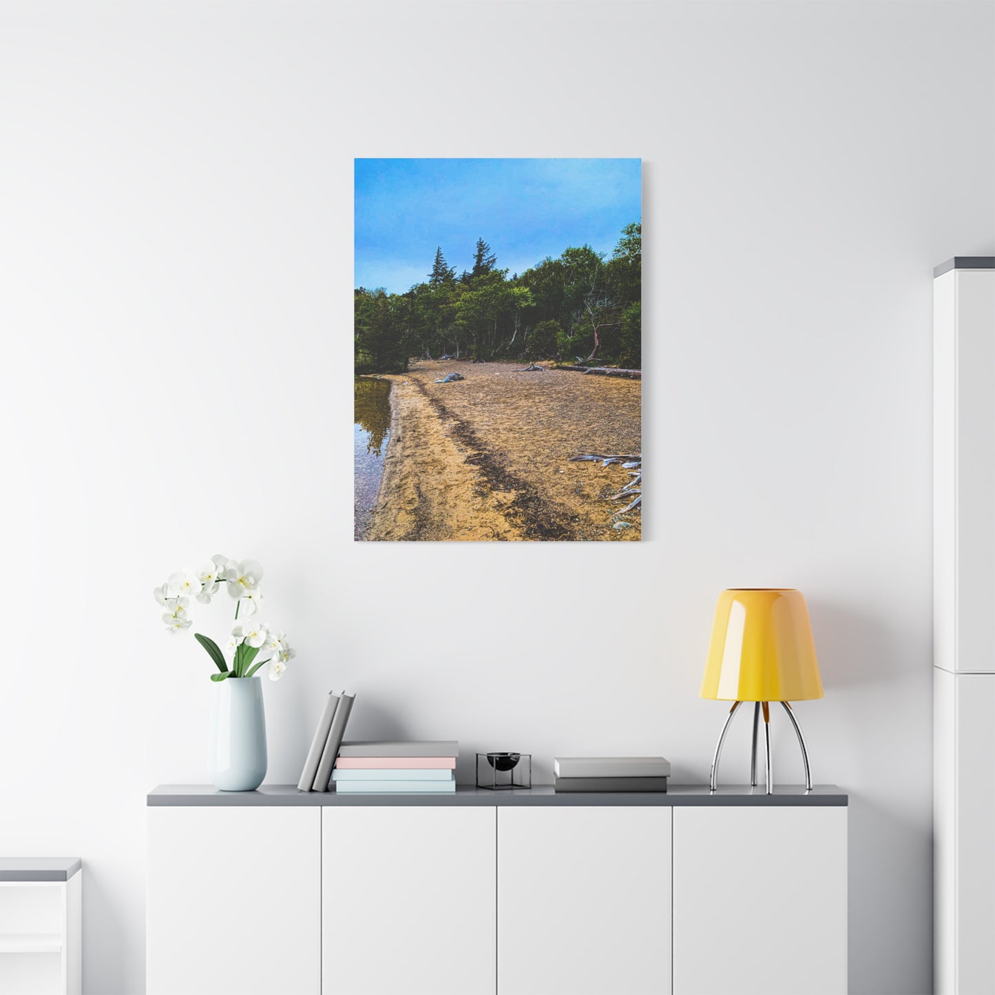 Muckross Lake Beach Matte Canvas, Stretched, 1.25"