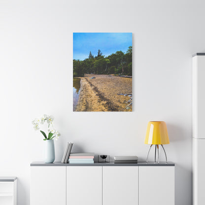 Muckross Lake Beach Matte Canvas, Stretched, 1.25"