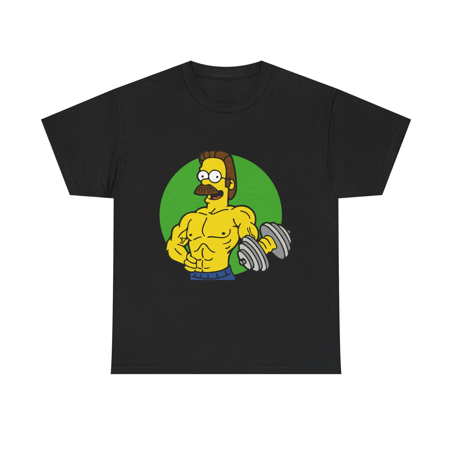 Muscular Ned Unisex Heavy Cotton Tee