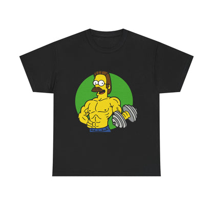 Muscular Ned Unisex Heavy Cotton Tee