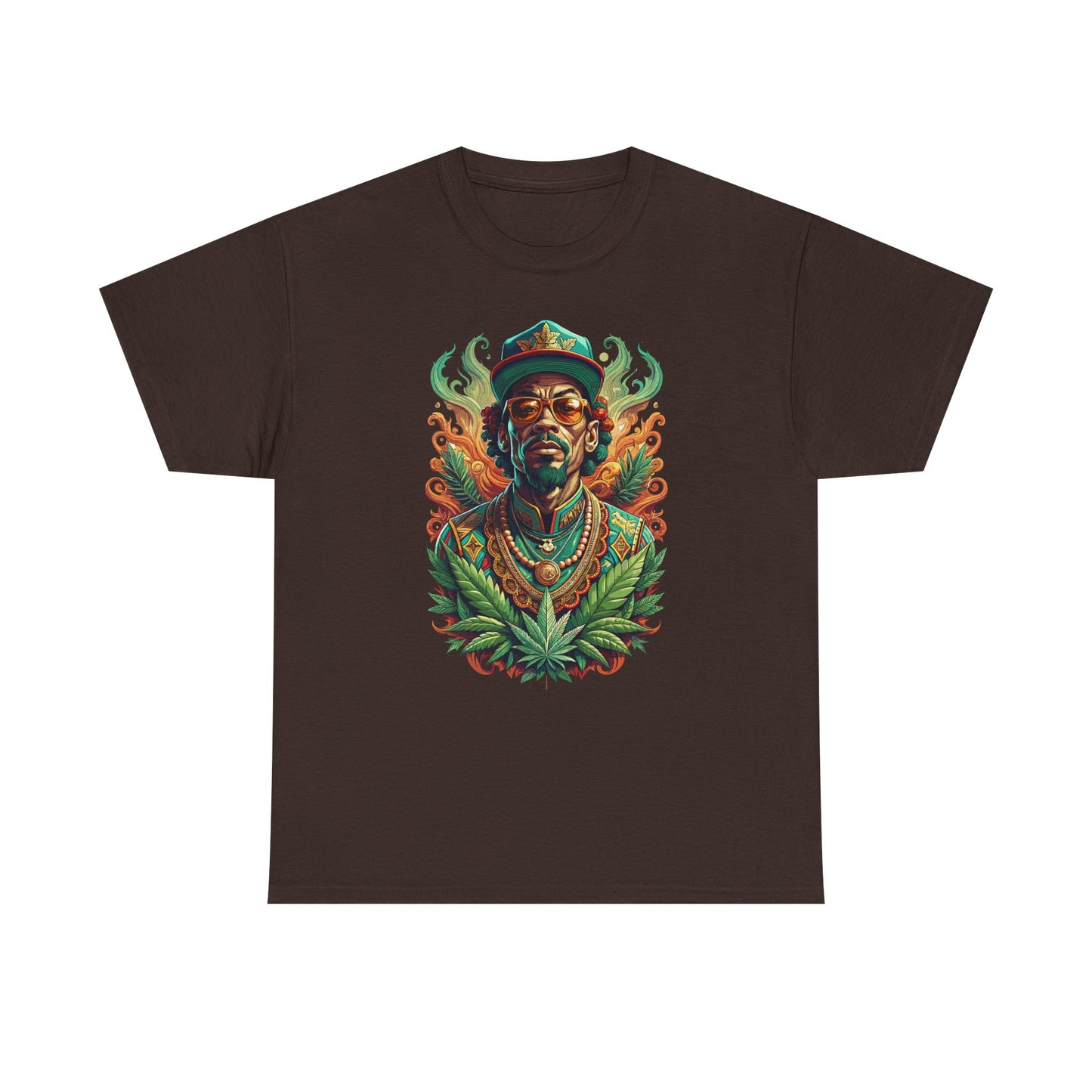 Reggae Lion Tee — Rasta Portrait Graphic T-Shirt