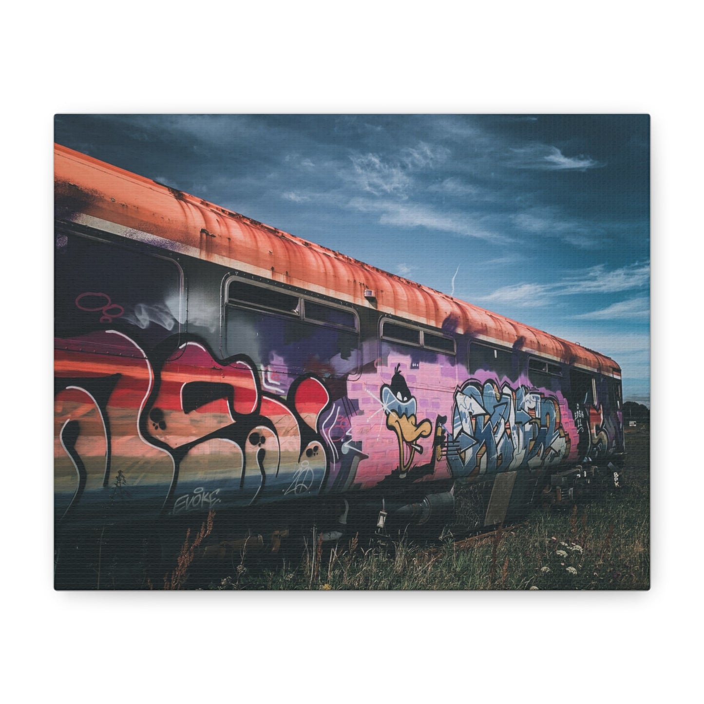 Night Train Matte Canvas, Stretched, 1.25"