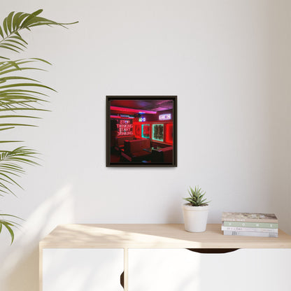 The Mermaids Night Club Matte Canvas, Framed (Multi-color)