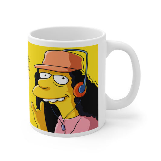 Cartoon-Inspired Ceramic Coffee Cup - Otto's Moods - Fun 11oz & 15oz Mugs