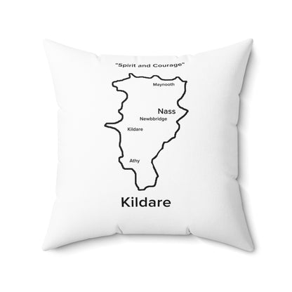 Kildare Spun Polyester Square Pillow White Edition 4 Sizes