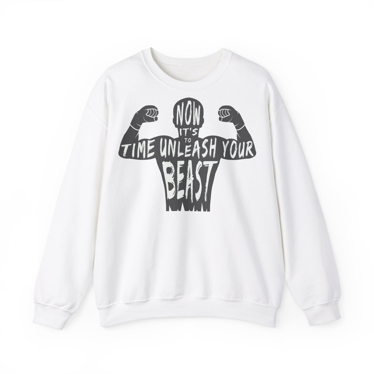 Unisex Heavy Blend™ Crewneck Sweatshirt - "Unleash Your Beast" Motivational