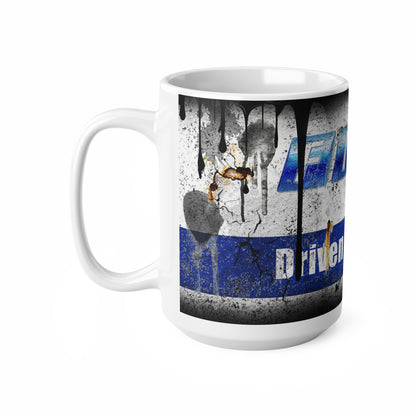 Urban Grunge Ceramic Coffee Cups - 11oz & 15oz - Driven By Passion Design