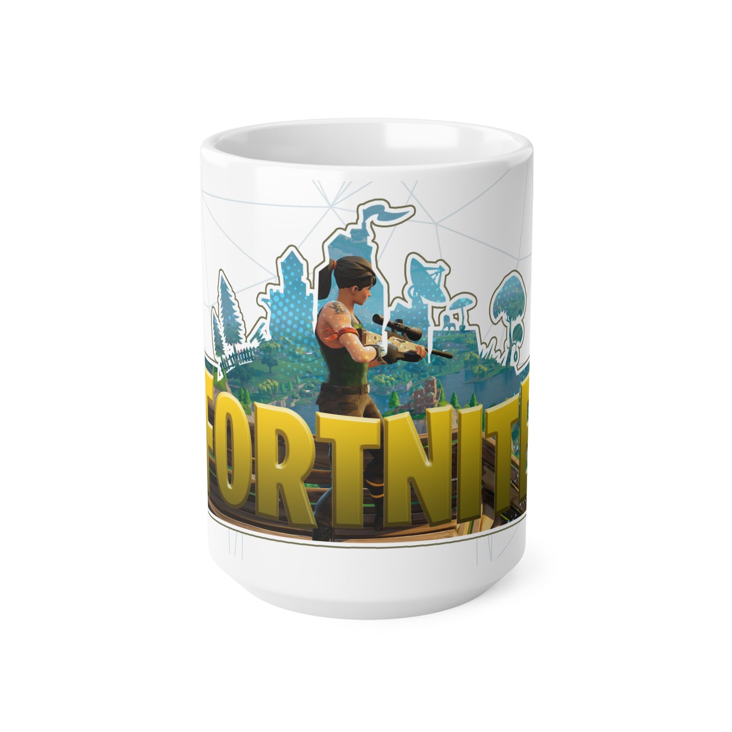Fortnite Gaming Ceramic Coffee Cup - 11oz & 15oz - Perfect for Gamers