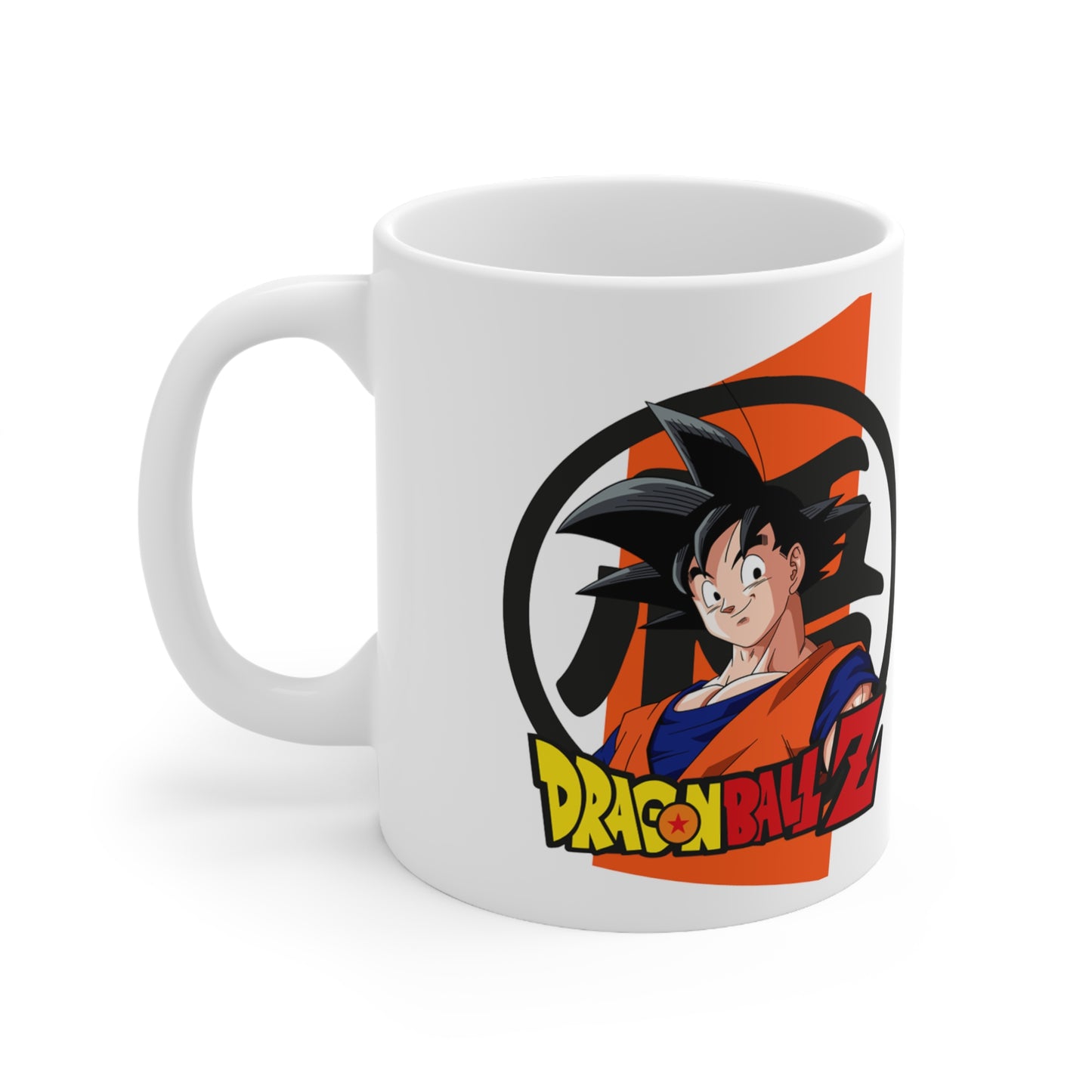 Dragon Ball Z Ceramic Coffee Mug - Goku Design, 11oz & 15oz