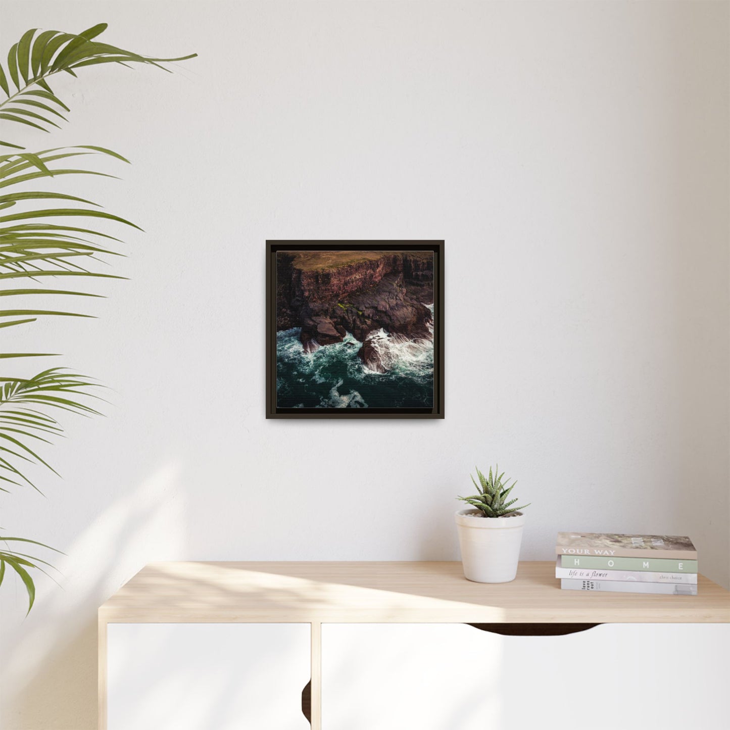 Kerry Head Matte Canvas, Framed (Multi-color)