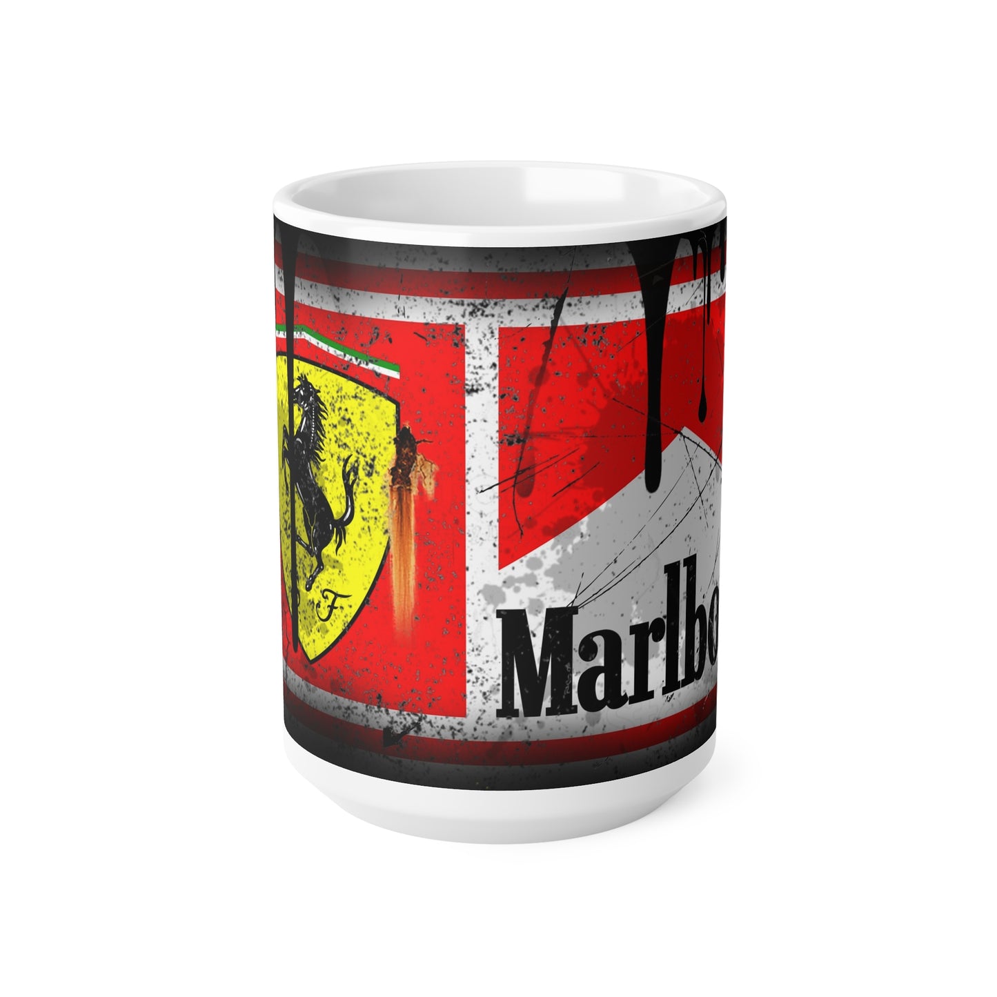 Vintage Racing-Inspired Ceramic Coffee Cups | 11oz & 15oz | Perfect Gift for Car Enthusiasts