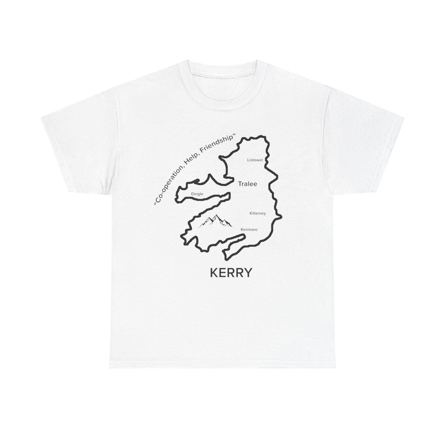 Kerry Unisex Heavy Cotton Tee White Edition