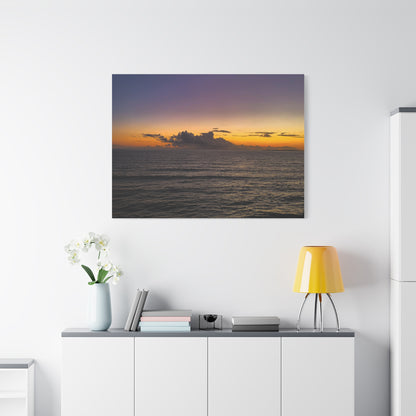 Sunset in Ocean 2 Matte Canvas, Stretched, 1.25"