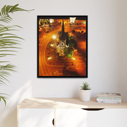 Listowel Church Matte Canvas, Framed (Multi-color)