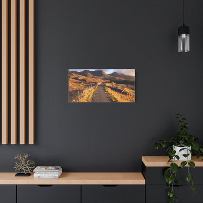 Sunset Road Matte Canvas, Stretched, 1.25"
