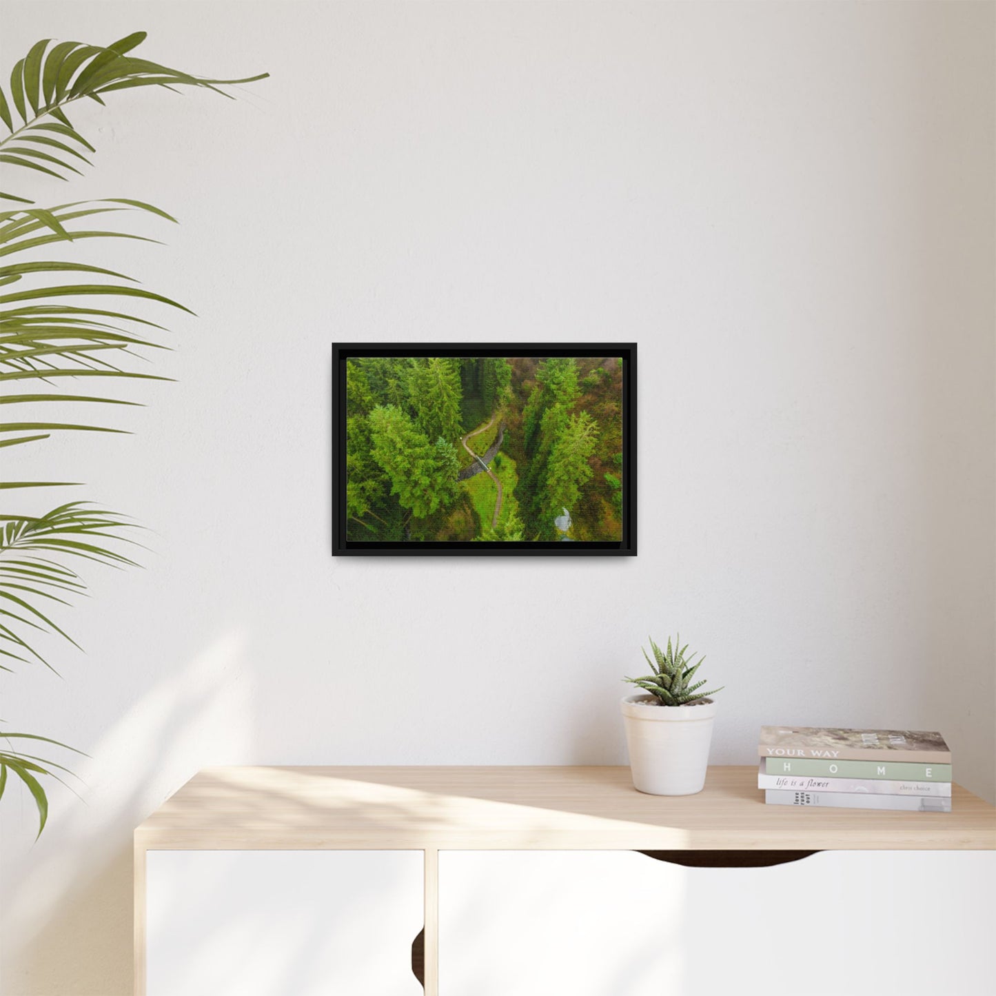Glanageenty Forest Matte Canvas, Framed (Multi-color)
