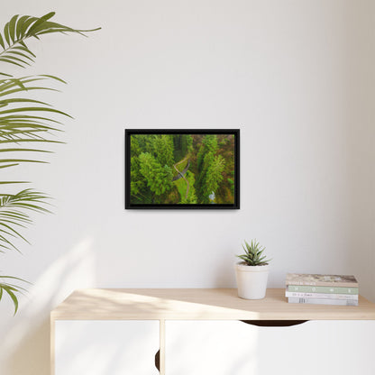 Glanageenty Forest Matte Canvas, Framed (Multi-color)