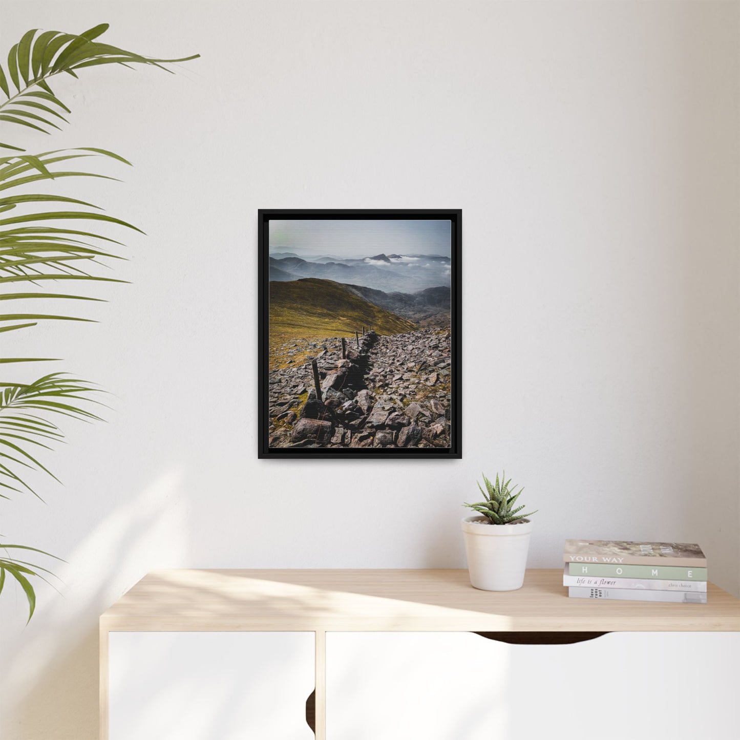 Wall Matte Canvas, Framed (Multi-color)