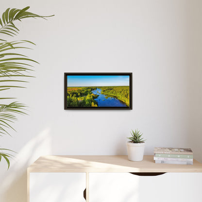 Zagares Lake Matte Canvas, Framed (Multi-color)