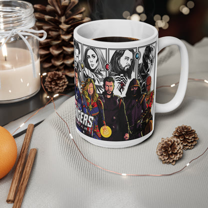 Avengers Endgame Ceramic Coffee Mugs | Superhero Collectible 11oz & 15oz