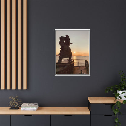 Fenit Matte Canvas, Framed (Multi-color)