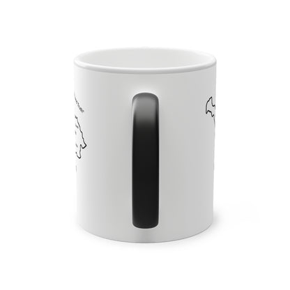 Cavan Magic Mug: Color - Changing Coffee Cup with Artistic Map Design