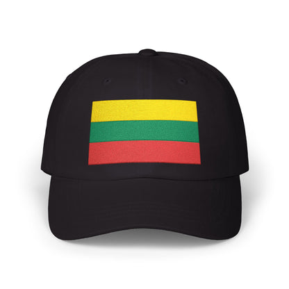 Lithuania Flag Embroidered Classic Dad Cap - Stylish Cotton Hat for Men
