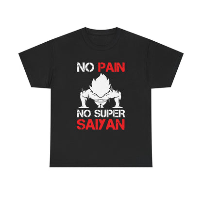 No Pain No Super Sayan Unisex Heavy Cotton Tee