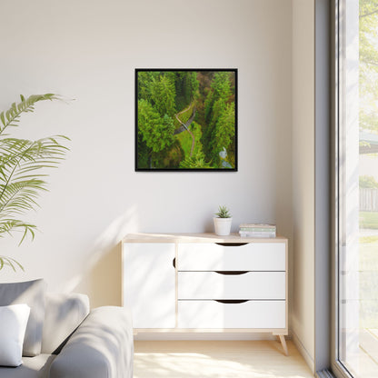 Glanageenty Forest Matte Canvas, Framed (Multi-color)