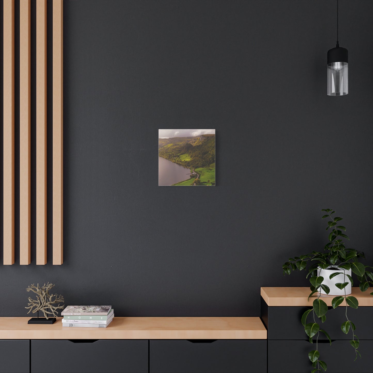 Sruth in Aghadh an Aird or The devil's Chimney Matte Canvas, Stretched, 1.25"