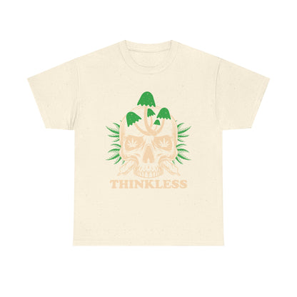 Mushroom Skull 'THINKLESS' T-Shirt