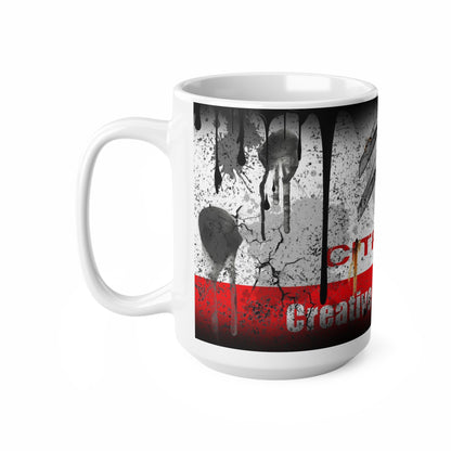 Graffiti Style Ceramic Coffee Cup - 11oz & 15oz - Urban Art Design
