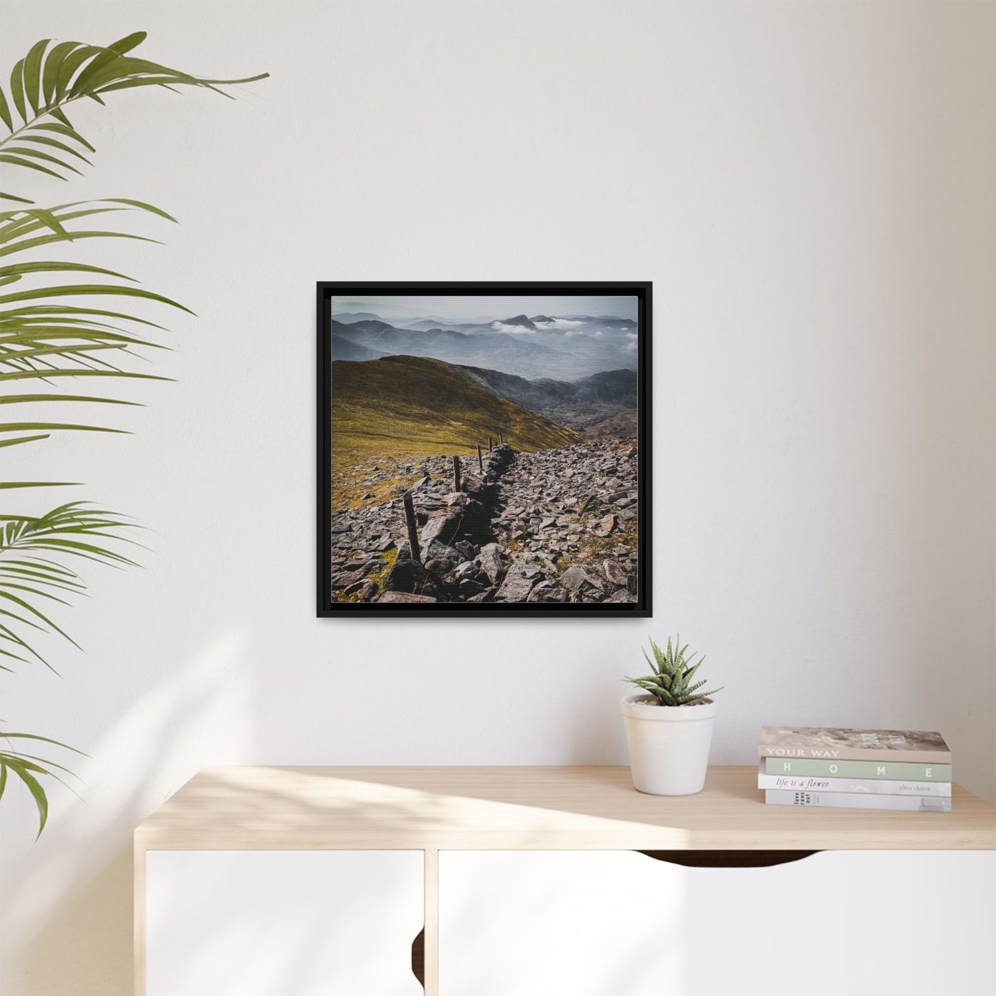 Wall Matte Canvas, Framed (Multi-color)